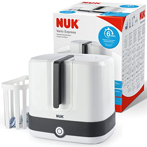 NUK Vario Express Flaschensterilisator sterilisiert bis zu 6 Babyf...