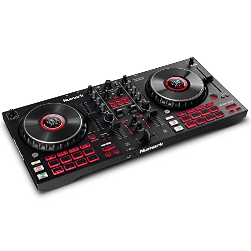 Numark Mixtrack Platinum FX - DJ Controller Pult mit 4-Deck Kontrol...