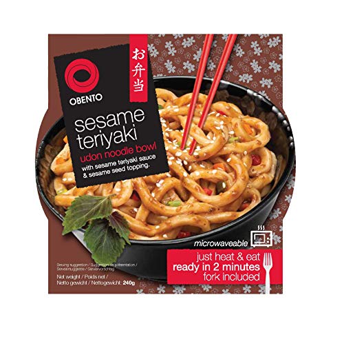 Obento Sesame Teriyaki Udon Bowl, 240 g...