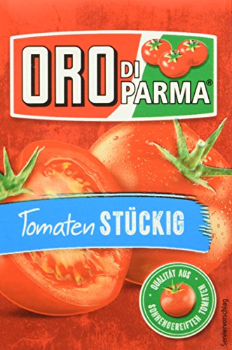 ORO di Parma Tomaten stückig, 16er Pack (16 x 400 g Packung)...