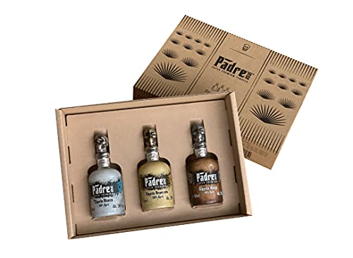 Padre Azul Mini Tasting Set Padre Azul Mexikanischer Tequila Blanco...