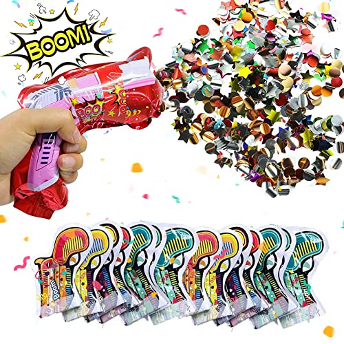 Party Popper Konfetti Pistolen 30 Stück Konfettikanone Set Mini Ko...