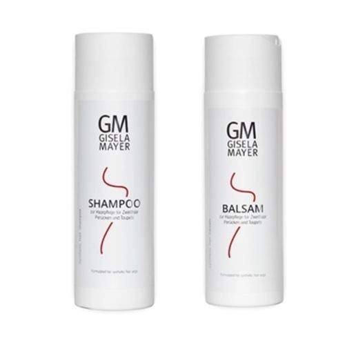 Perücken Kunsthaar Pflegeset Shampoo 200 ml + Balsam 200 ml Gisela...