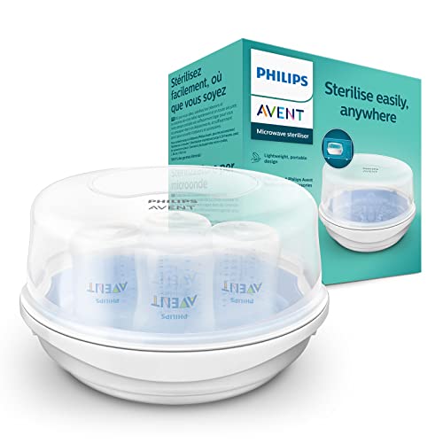 Philips Avent Mikrowellen Sterilisator, Dampf-Sterilisator für bis...