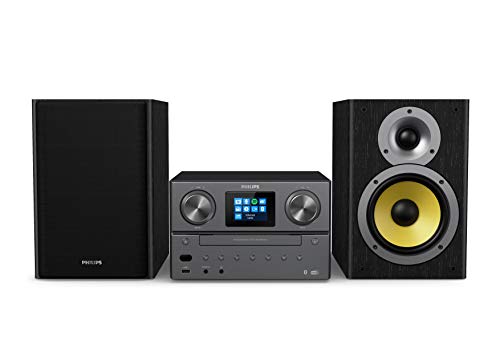 Philips Mini Stereoanlage mit Bluetooth Spotify Connect, DAB+, UKW-...