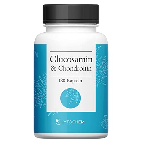 Phytochem Glucosamin und Chondroitin 180 Kapseln, hochdosiert, 2700...