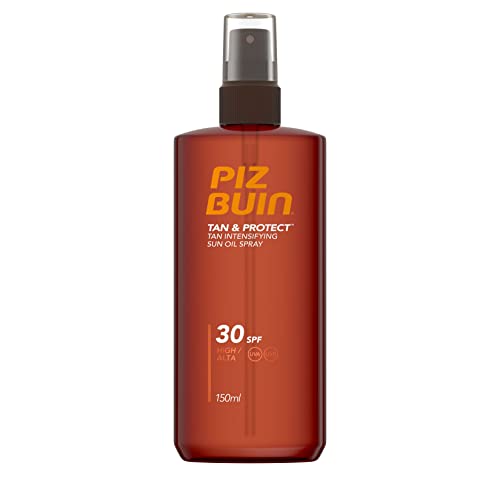 Piz Buin Tan & Protect, Bräunungsbeschleuniger Sonnenöl Spray mit...