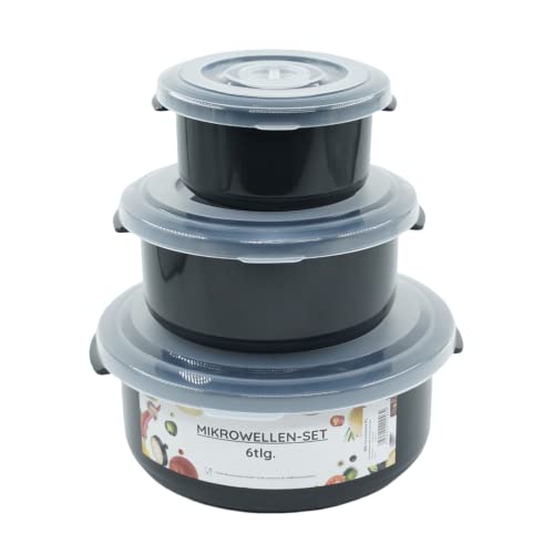 PLENTYFY Mikrowellengeschirr mit Deckel BPA-frei - Meal Prep Boxen ...