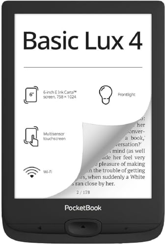 PocketBook e-Book Reader  Basic Lux 4  (deutsche Version) 8 GB Spei...