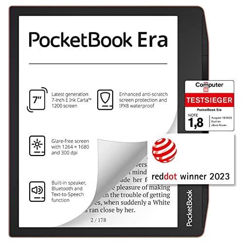 PocketBook e-Book Reader Era (64 GB Speicher, 17.8 cm (7 Zoll) E-In...