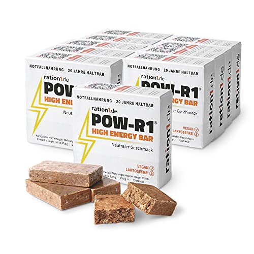 POW-R1 High Energy Bar, 10er Pack, 10x 250g Packung, Energieriege...