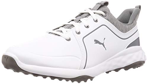 PUMA Herren Grip Fusion 2.0 Golfschuh, White-Quiet Shade, 44 EU...