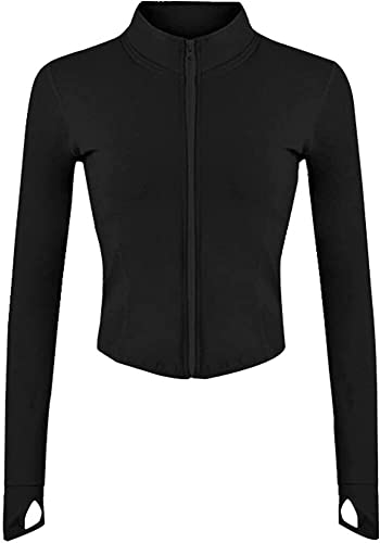 Rachlicy Frauenjacke Sportjacke Leichtes Yoga tragen Full Running T...