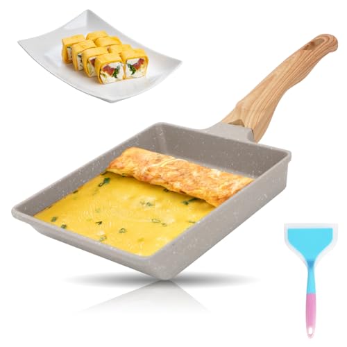 RANJIMA Tamagoyaki Omelette Pfanne, Rechteckige Japanische Omletten...