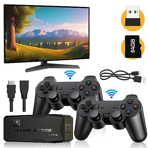 Retro Konsole Plug and Play Game Stick TV Spielkonsole mit 2 Gameco...