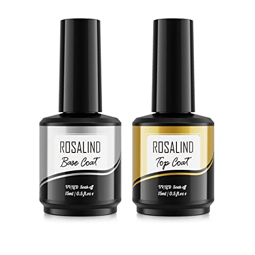 ROSALIND Base Coat Top Coat Gel UV Nagellack 15ml Grundlack Decklac...