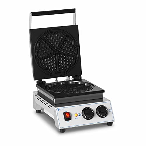 Royal Catering RC-WMR01 Waffeleisen herzförmig 1.500 W Waffeleisen...