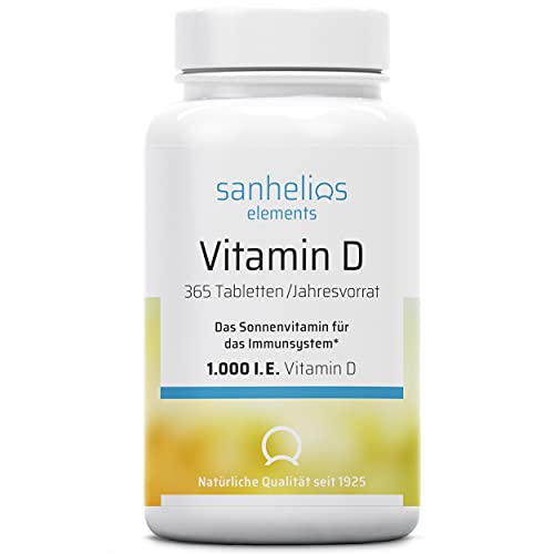 SANHELIOS Vitamin D 1.000 I.E. Tabletten 365 St...