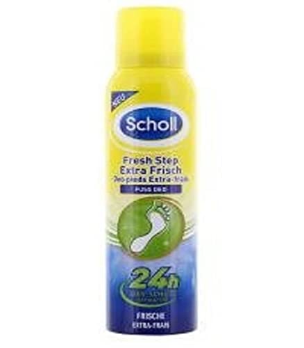 Scholl Fresh Step Extra Frisch Fußspray, mildes Fußdeo mit lang a...
