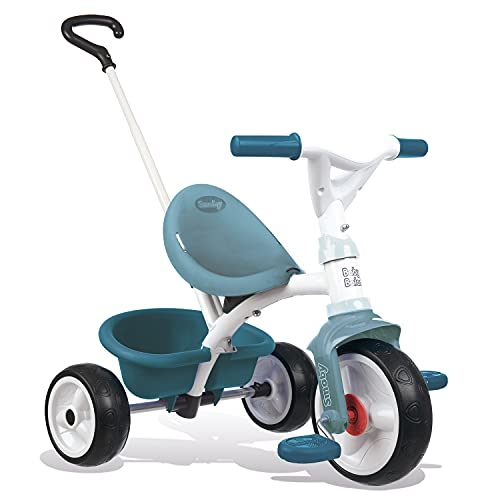 Smoby - Be Move blau - Kinderdreirad mit Schubstange, Sitz mit Sich...