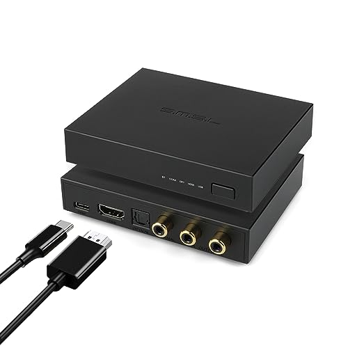 SMSL PS100 Digital-Analog-Audio-Wandler, USB Optisch Koaxial HDMI A...