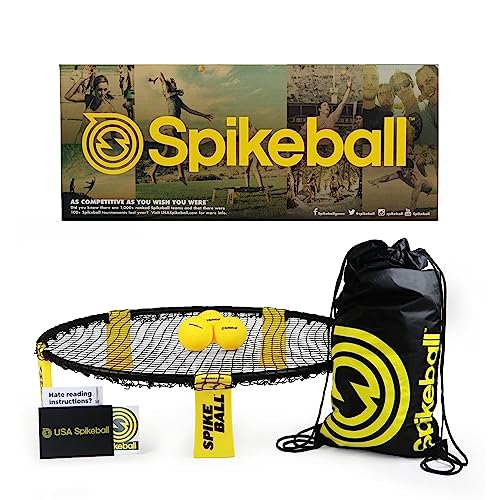 Spikeball-Set mit 3 Bällen - Zum Spielen im Freien, im Haus, im Ga...