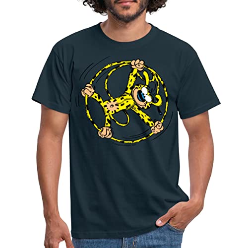 Spreadshirt Marsupilami Rad Männer T-Shirt, M, Navy...