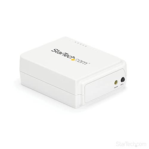 StarTech.com 1 Port USB WLAN 802.11 b g n Printserver mit 10 100 Mb...