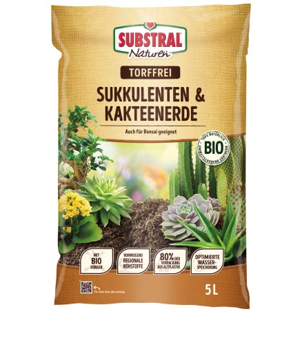 Substral Naturen Sukkulente & Kaktus Erde Bio & torffrei, für Sukk...