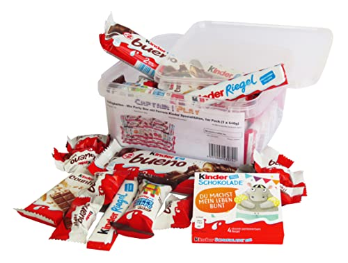 Süßigkeiten – Mix Party Box mit Ferrero Kinder Spezialitäten, ...