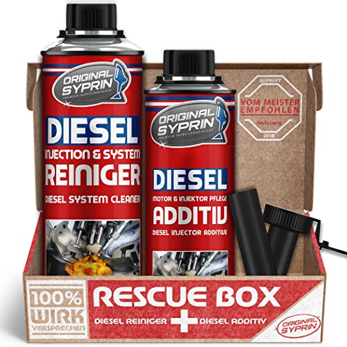 SYPRIN Original Diesel Additiv und Reiniger Bundle I Injektor-Reini...