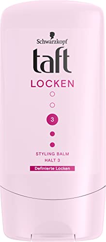 Taft Locken Styling Balm Haltegrad 3 (150 ml), Haar Balsam für def...