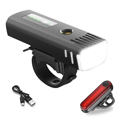 Tatopa Fahrradlicht Led Fahrrad Licht Set | USB Wiederaufladbare Fr...