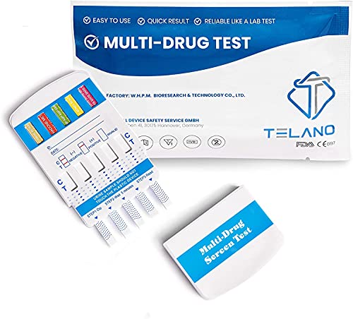 Telano Drogentest Multi 10 Urin - Drogenschnelltest für 10 Droge...