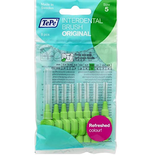 TePe InterDental Pinsel, grün, 10 Packungen (80 Bürsten)...