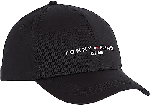 Tommy Hilfiger Herren Cap TH Established Basecap, Schwarz (Black), ...