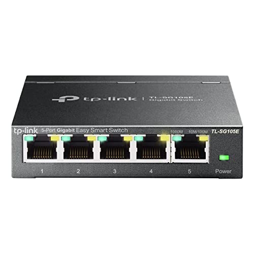 TP-Link TL-SG105E 5-Ports Gigabit Easy Smart Managed Netzwerk Switc...