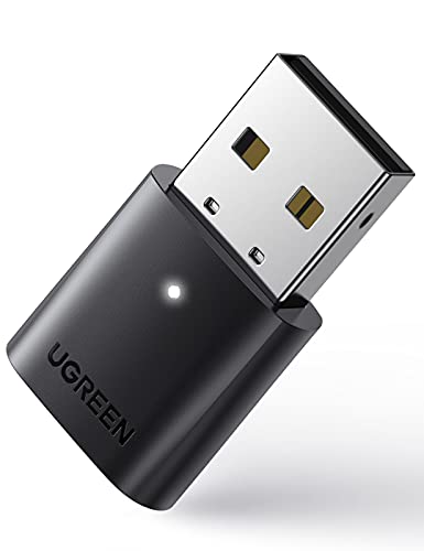 UGREEN Bluetooth Adapter, Stick 5.0 für Windows 11 10 8.1 7, USB D...