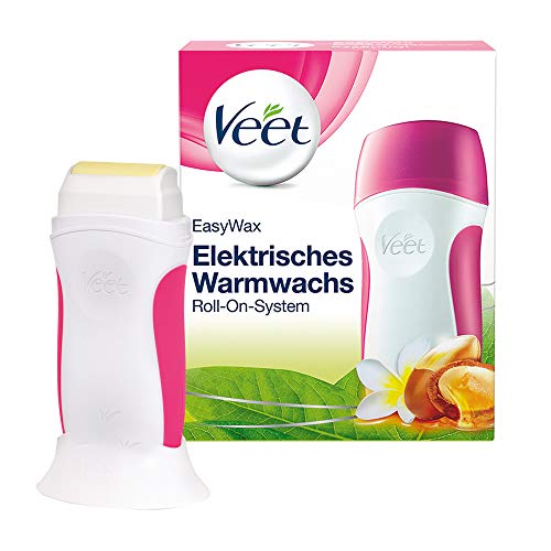 Veet EasyWax Elektrisches Warmwachsgerät - Warmwachs Roll-On Wachs...