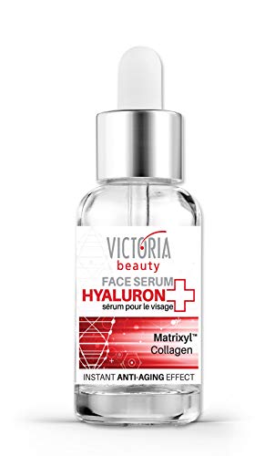 Victoria Beauty - Hyaluron Serum hochdosiert mit Collagen, Niacinam...