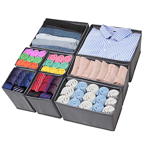 VORHOT Set mit 8 Schubladen Ordnungssystem Schrank Organizer, Faltb...