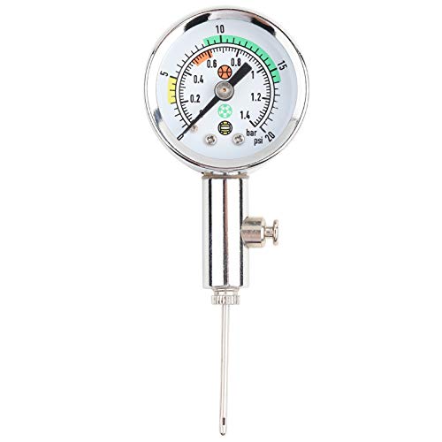 Watris Veiyi Mini Luftdruckmesser, 0-20 psi Pressure Gauge, tragbar...