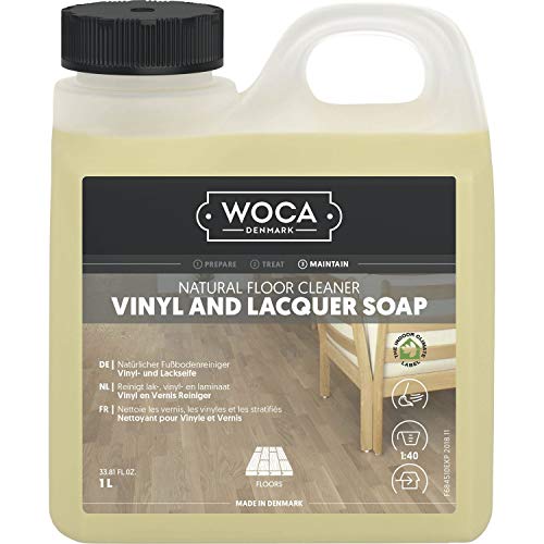 WOCA Vinyl- und Lackseife 1 Liter | Reinigung von Vinyl, Laminat un...