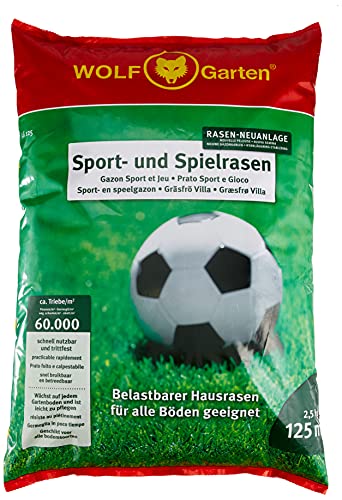 WOLF-Garten - Sport- und Spiel-Rasen, 125 m²; 3825020...