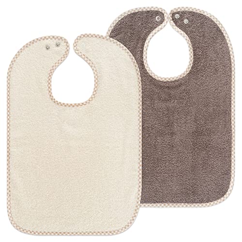 Wörner Baby Lätzchen 2er Set - 2x Kinderlätzchen mit Druckknopf ...