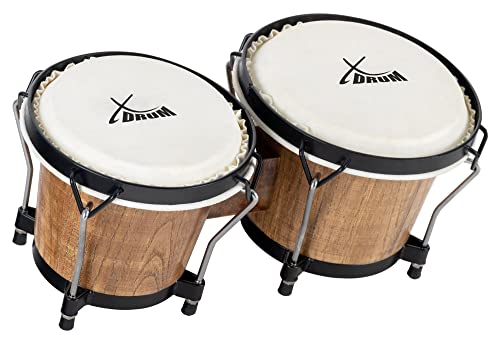 XDrum Bongos Club - 6  Macho und 7  Hembra - Naturfelle - professio...