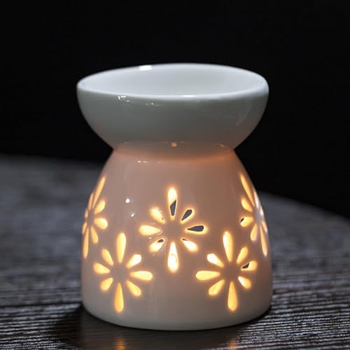 XFLYP Keramik Duftlampe Für Wachs, Mini Teelichthalter Öl Brenner...