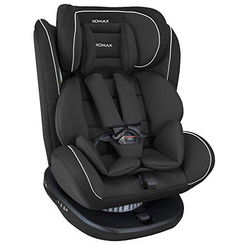 XOMAX 916 Kindersitz drehbar 360° mit ISOFIX und Liegefunktion I m...