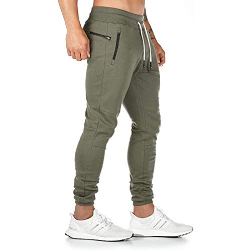 Yageshark Jogginghose Herren Sporthose Baumwolle Fitness Slim Fit H...