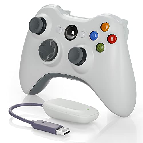 YTEAM Wireless Controller für Xbox 360, 2.4GHZ Dual Vibration Remo...